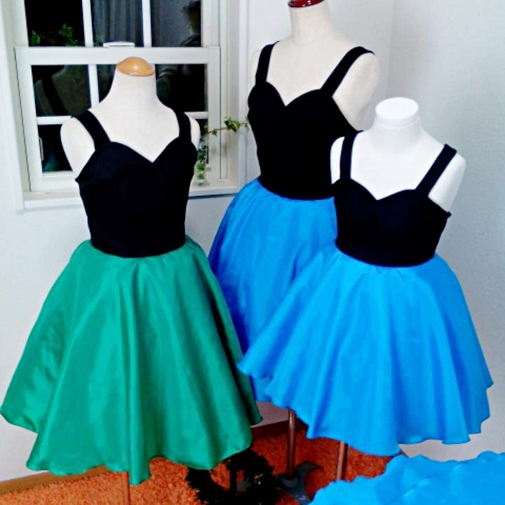 ダンス衣装の定番的 サーキュラースカート を作ってみよう ダンス衣装の作り方とカットソー