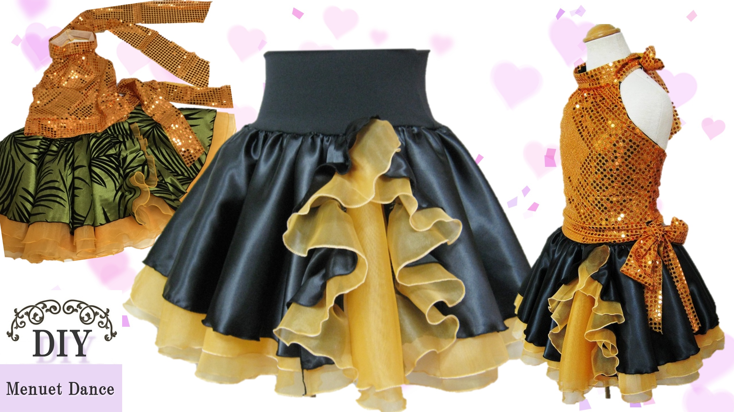【プルオンのチュチュ風スカート】のパターンと縫い方 - ソーイング工房 Menuet